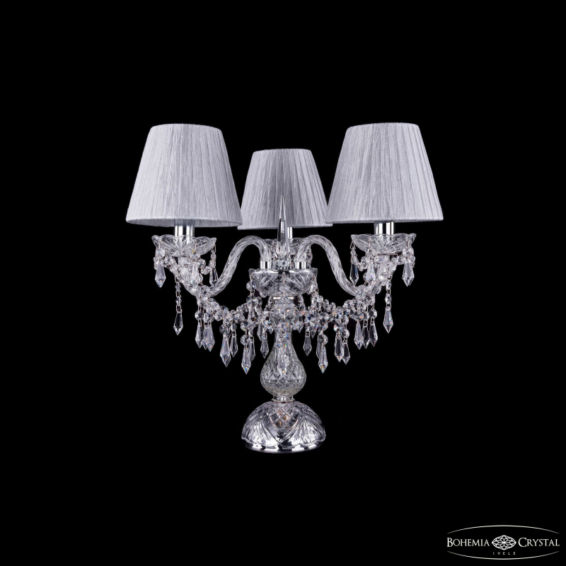 Настольная лампа Bohemia Ivele Crystal 1403L/3/141-39 Ni SH6-160 в Санкт-Петербурге