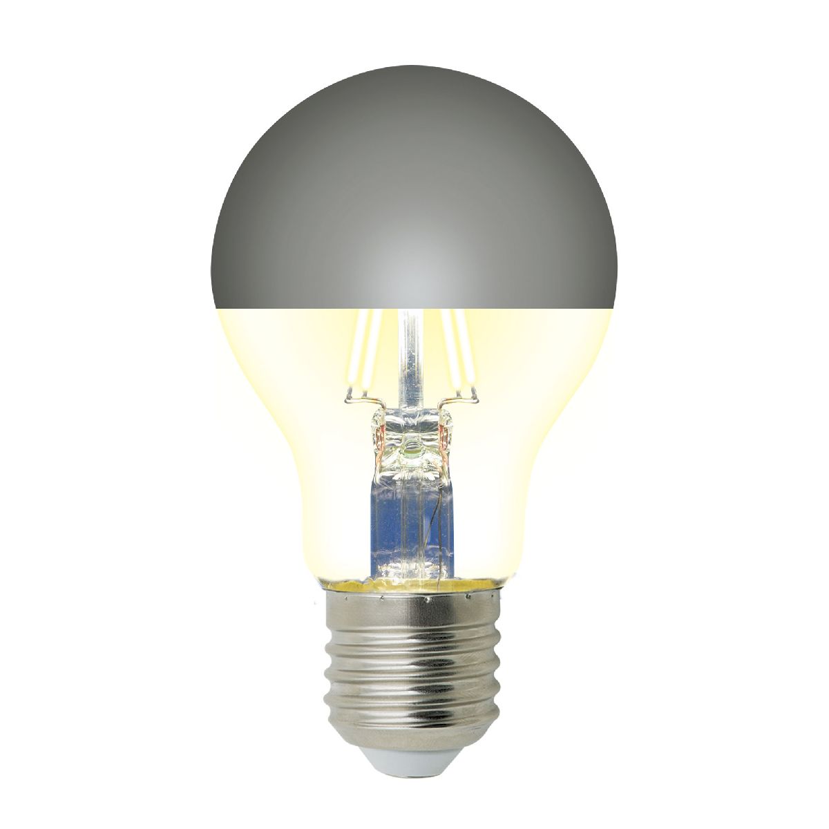 Лампа светодиодная Uniel Sky LED-A60-4W/3000K/E27/CL MIRROR/CHROME PLS02WH UL-00011795 в #REGION_NAME_DECLINE_PP#