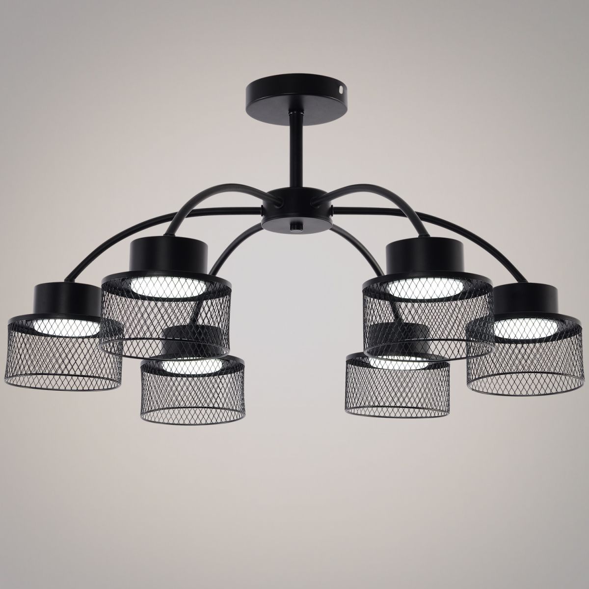 Люстра на штанге Reluce 68010-0.3-06 BK в #REGION_NAME_DECLINE_PP#