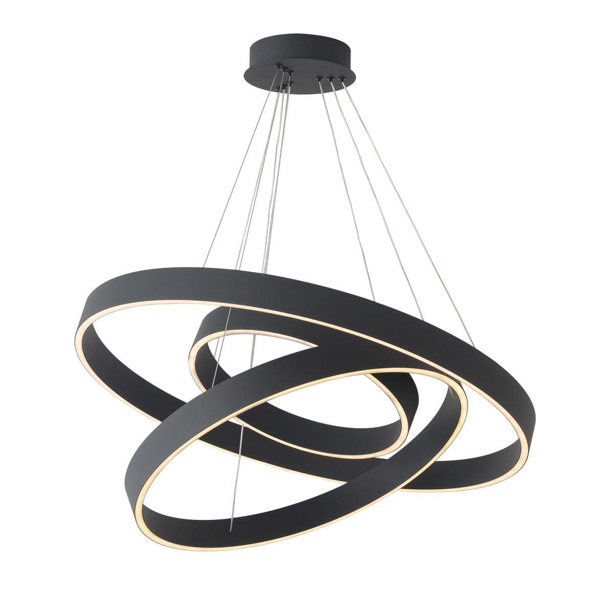 Подвесная люстра Crystal Lux TRON SP158W LED BLACK в Санкт-Петербурге