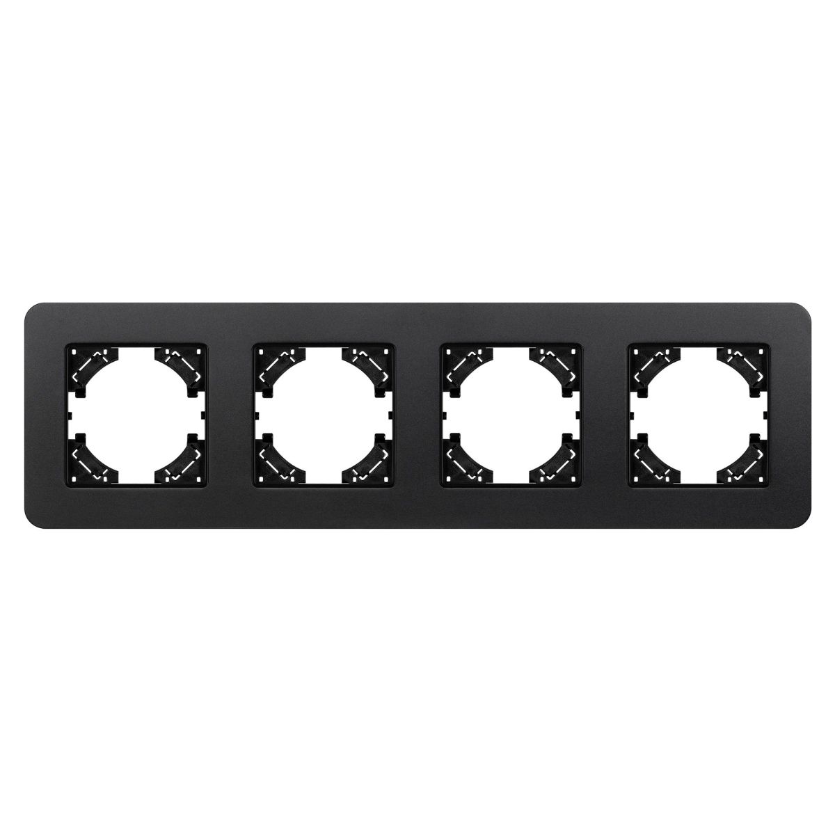Рамка на 4 поста алюминиевая Arlight FRM-AKIRY-SFAL-4-BK 049744 в Санкт-Петербурге