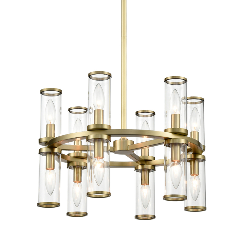 Люстра на штанге Delight Collection MD2061-12B br.brass в Санкт-Петербурге