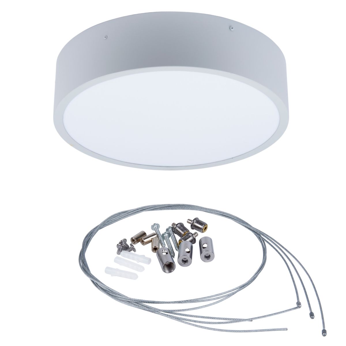 Накладной светильник Uniel UL-00012600 ULO-K40A 30W/4000К/R40 IP40 LIGHT GREY в Санкт-Петербурге