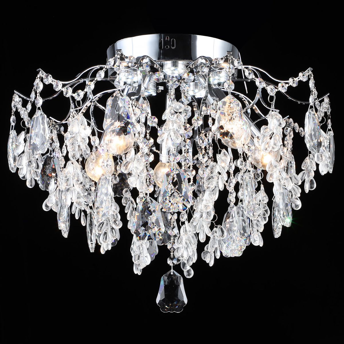 Потолочная люстра Reluce 27620-0.3-5+5 CH+CLARE в Санкт-Петербурге