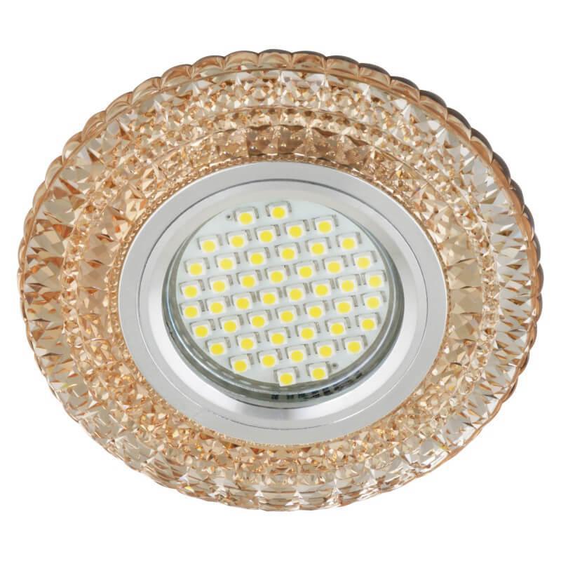 Встраиваемый светильник Fametto Fiore DLS-F131 GU5.3 Chrome/Gold в Санкт-Петербурге