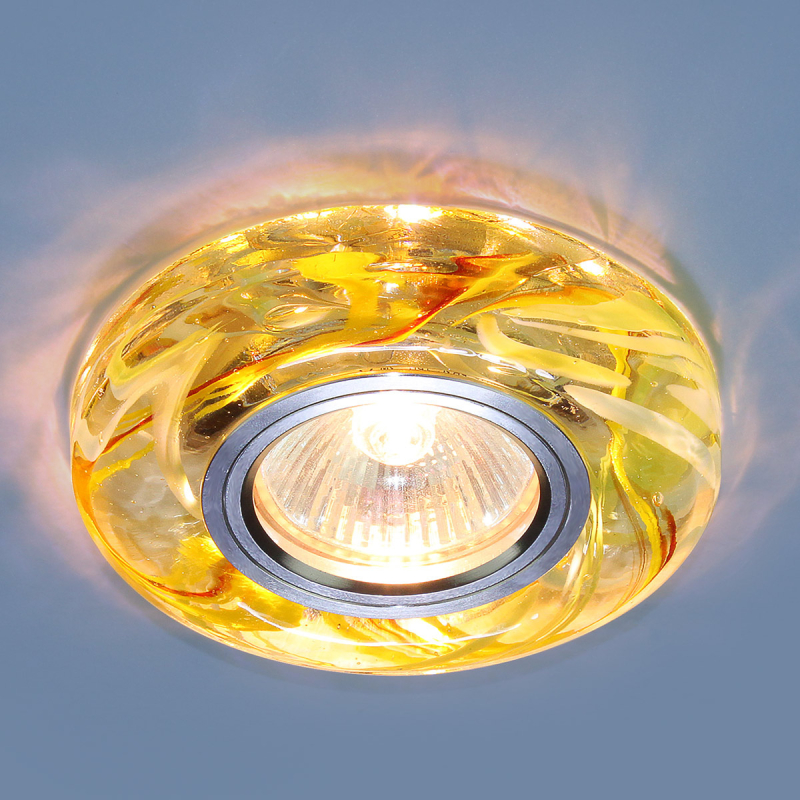 Встраиваемый светильник Elektrostandard 2191 MR16 CL/YL/GR прозрачный/желтый/зеленый 4690389096129 в Санкт-Петербурге