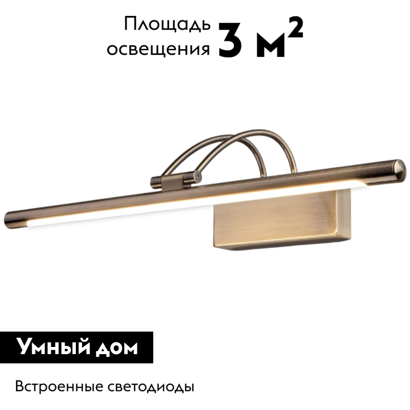 Подсветка для картин Elektrostandard Simple 4690389196492 a063695 в #REGION_NAME_DECLINE_PP#