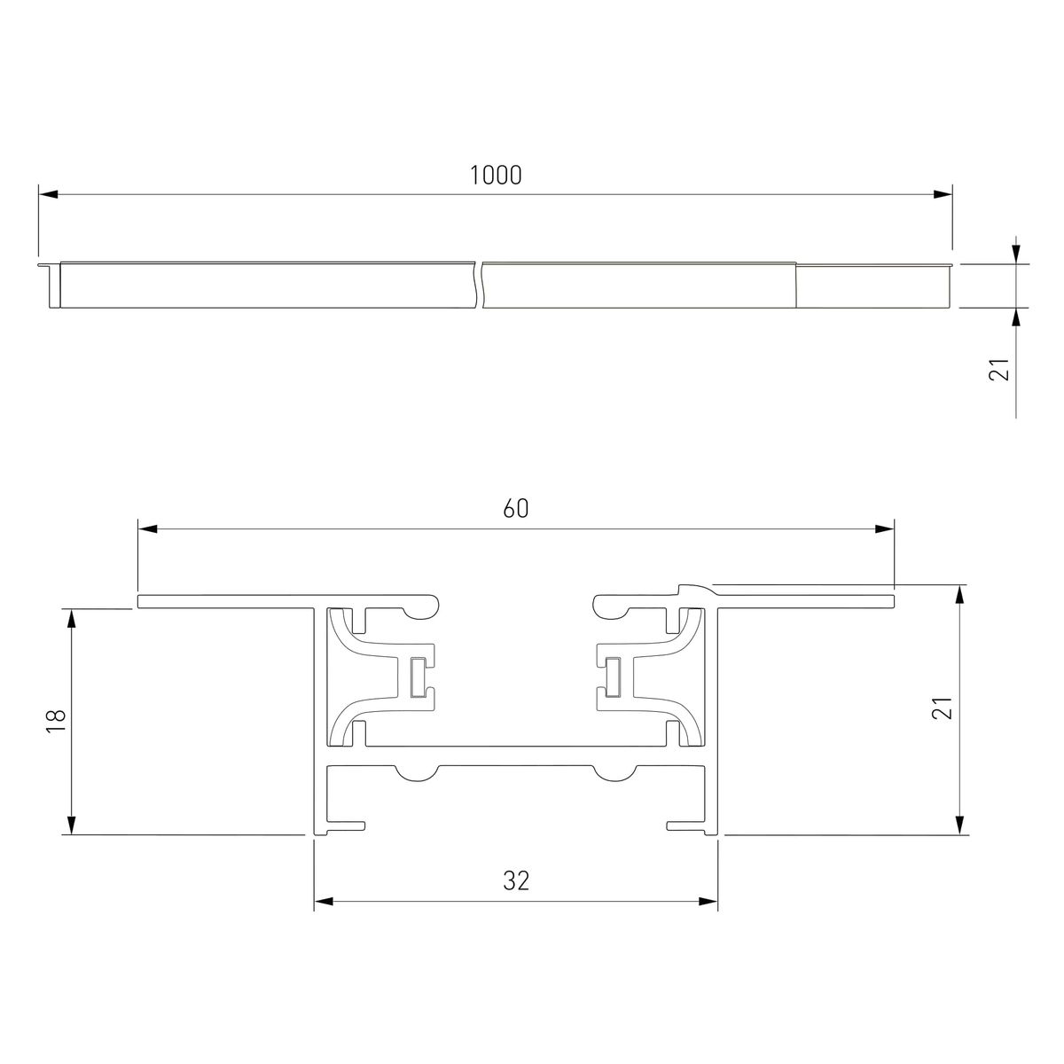 Встраиваемый однофазный шинопровод Elektrostandard Track Rail WH Recessed 4690389178511 в Санкт-Петербурге