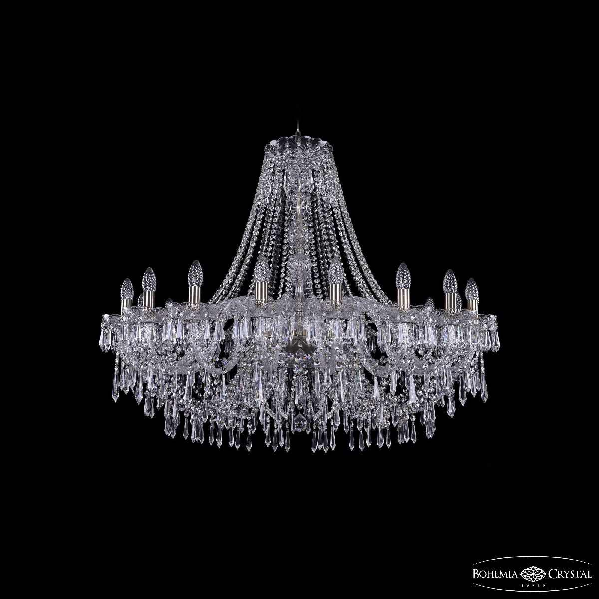 Подвесная люстра Bohemia Ivele Crystal 1403/20/400/h-92 Pa в Санкт-Петербурге