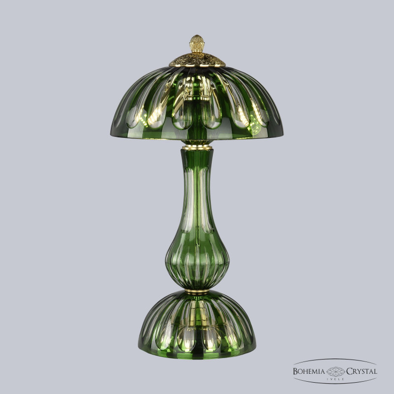 Настольная лампа Bohemia Ivele Crystal 1370L/3/25 G Clear-Green/H-1H в Санкт-Петербурге