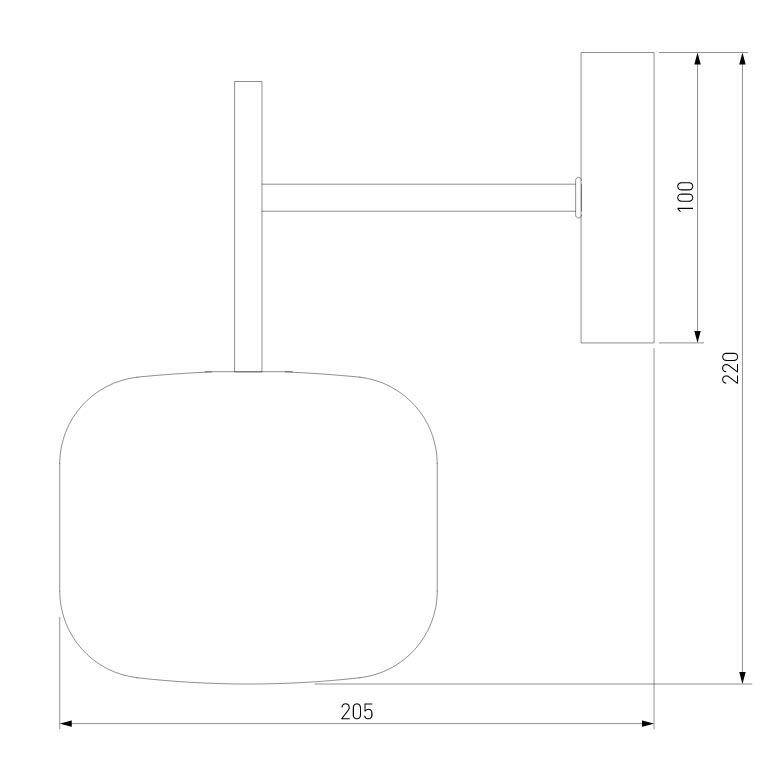 Бра LED Eurosvet Jar 70128/1 золото в Санкт-Петербурге