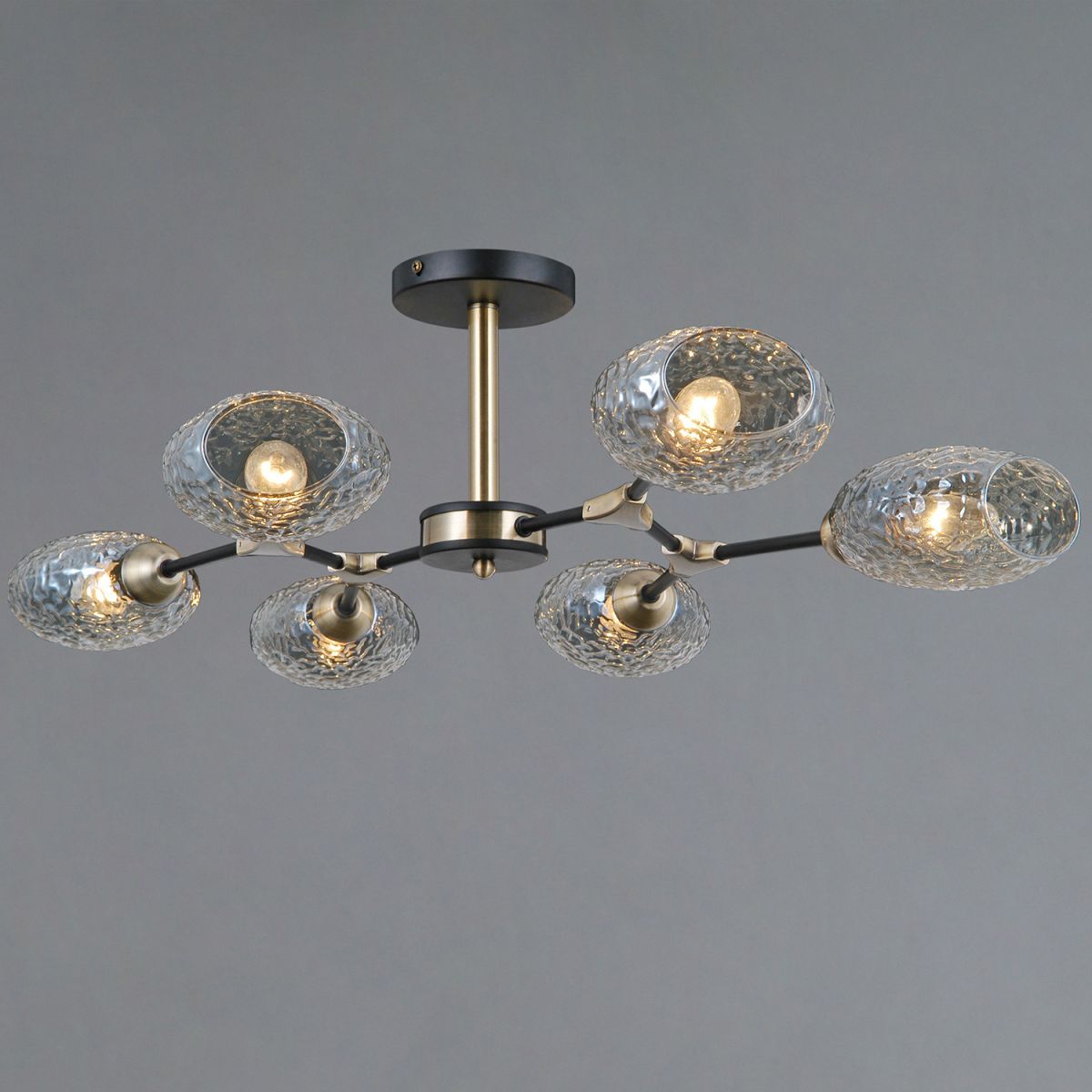 Люстра на штанге Illumico IL0272-6CSQ-25 BK AB TRENTO в Санкт-Петербурге