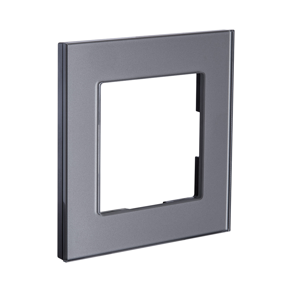 Рамка 1-постовая, стекло серый Kollinger Asthetik AS1GY в #REGION_NAME_DECLINE_PP#