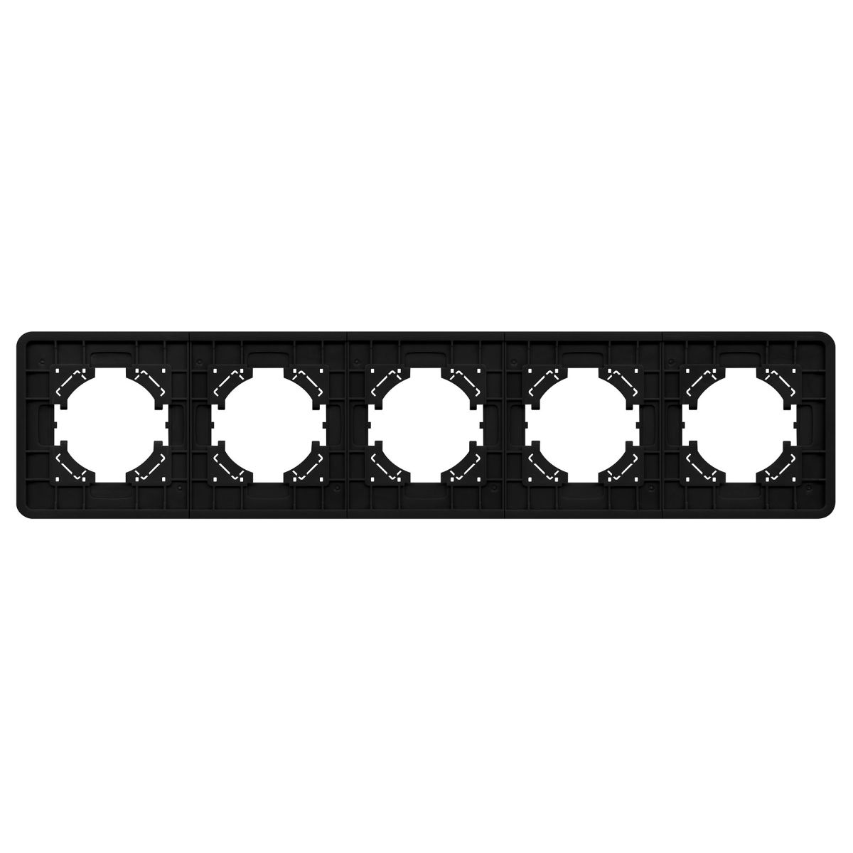 Рамка на 5 постов алюминиевая Arlight FRM-AKIRY-AL-5-BK 049735 в Санкт-Петербурге