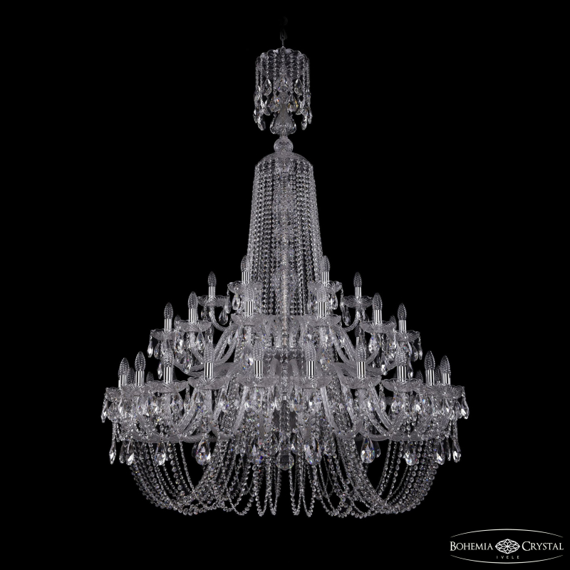 Подвесная люстра Bohemia Ivele Crystal 1406/24+12+6/460/XL-177/2d Ni в Санкт-Петербурге