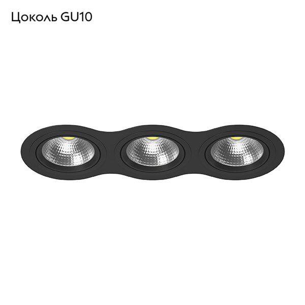 Встраиваемый светильник Lightstar INTERO 111 i937070707 (217937+217907+217907+217907) в Санкт-Петербурге