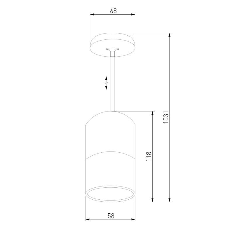 Подвесной светильник Eurosvet Mini Topper 50146/1 черный в Санкт-Петербурге