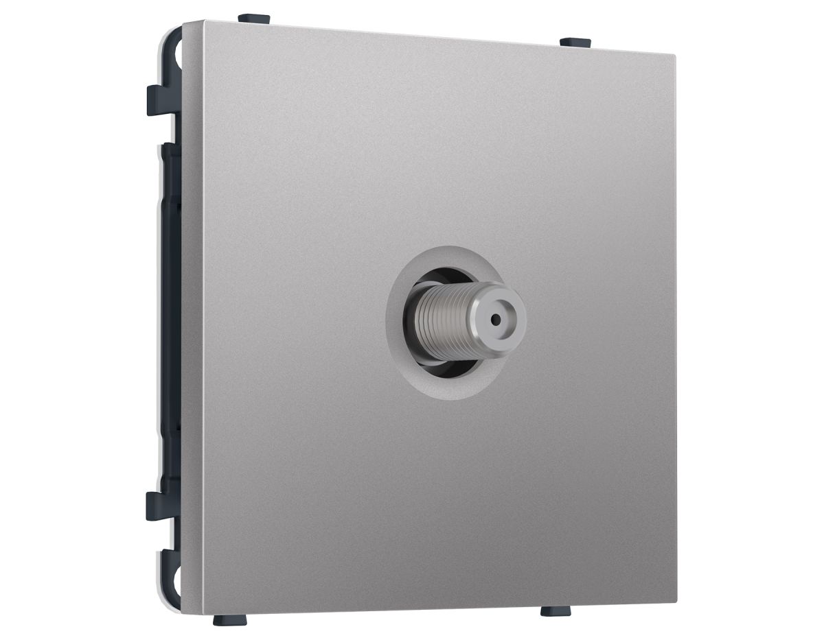 Комплект механизма TV розетки SAT SIGMA Сталь матовый 5-2400MHz 3.5dB QUANT PRO Ambrella Volt MS513050 (SP5130, PR215) в #REGION_NAME_DECLINE_PP#