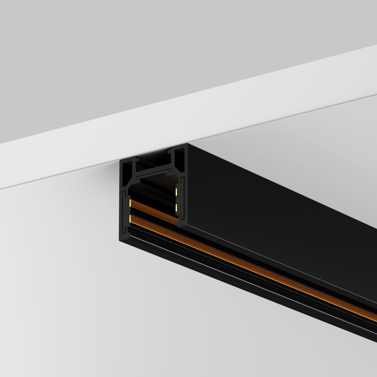 Шинопровод низкопрофильный накладной Maytoni Magnetic track system Exility TRXMN034-412B в Санкт-Петербурге