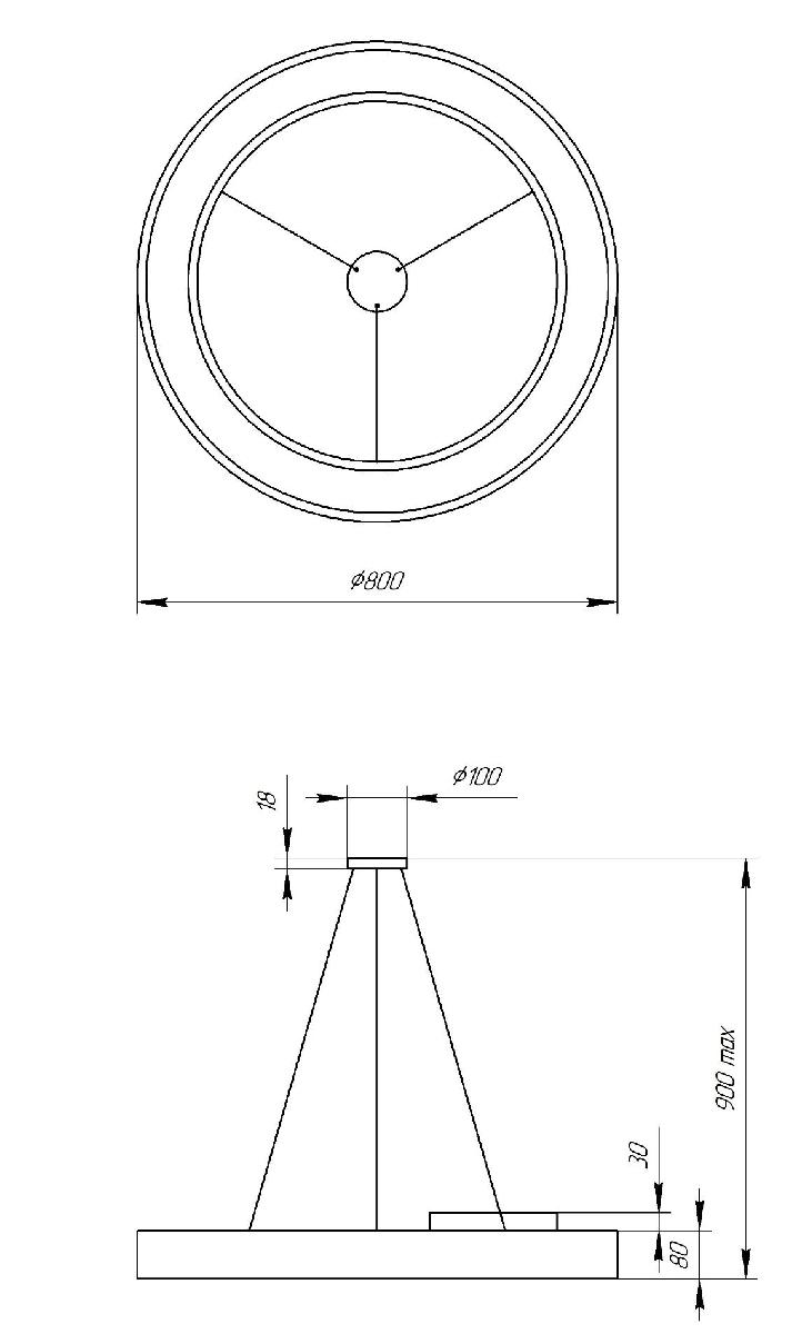 Подвесной светильник Эра Geometria SPO-134-W-40K-056 Б0050564 в Санкт-Петербурге