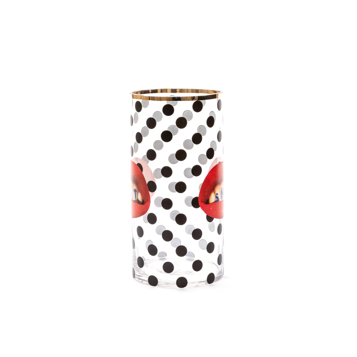 Ваза Shit Pois Medium Seletti Toiletpaper Glass Vase 14170 в #REGION_NAME_DECLINE_PP#