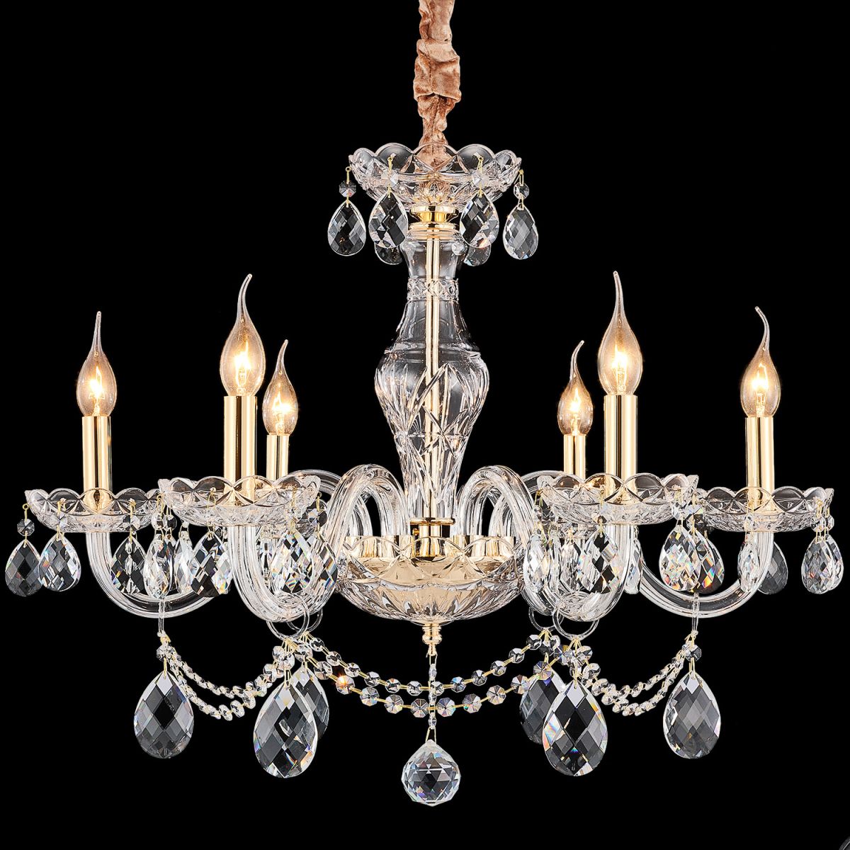 Подвесная люстра Illumico IL2066-6PBC-25 ELITE в Санкт-Петербурге