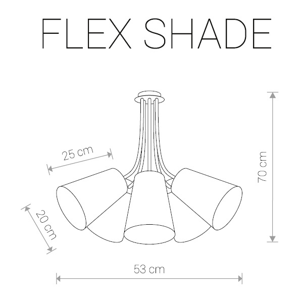 Подвесная люстра Nowodvorski Flex Shade 9277 в Санкт-Петербурге