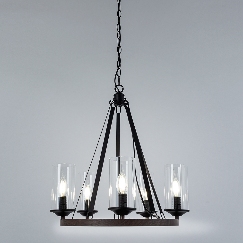 Подвесная люстра Arte Lamp Dalim A7014SP-5BK в Санкт-Петербурге