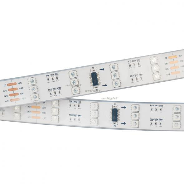 Светодиодная лента Arlight SPI-5000P 12V RGB (5060, 480 LED x3,1812) 024150 в Санкт-Петербурге
