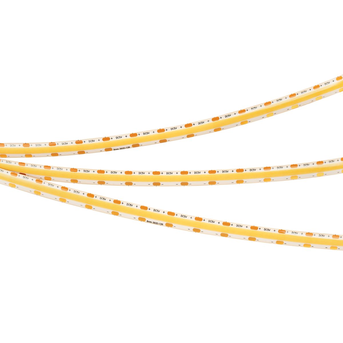 Светодиодная лента герметичная Arlight COB-SE-X360-8mm 5V Warm2700 (5 W/m, IP65, 5m)  041710(1) в Санкт-Петербурге