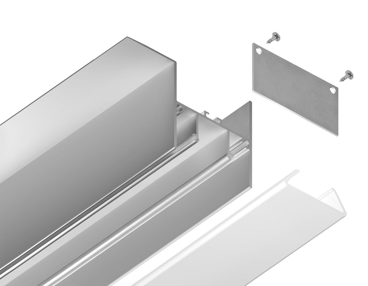 Алюминиевый профиль Ambrella Light Alum Profile GP4050AL в Санкт-Петербурге