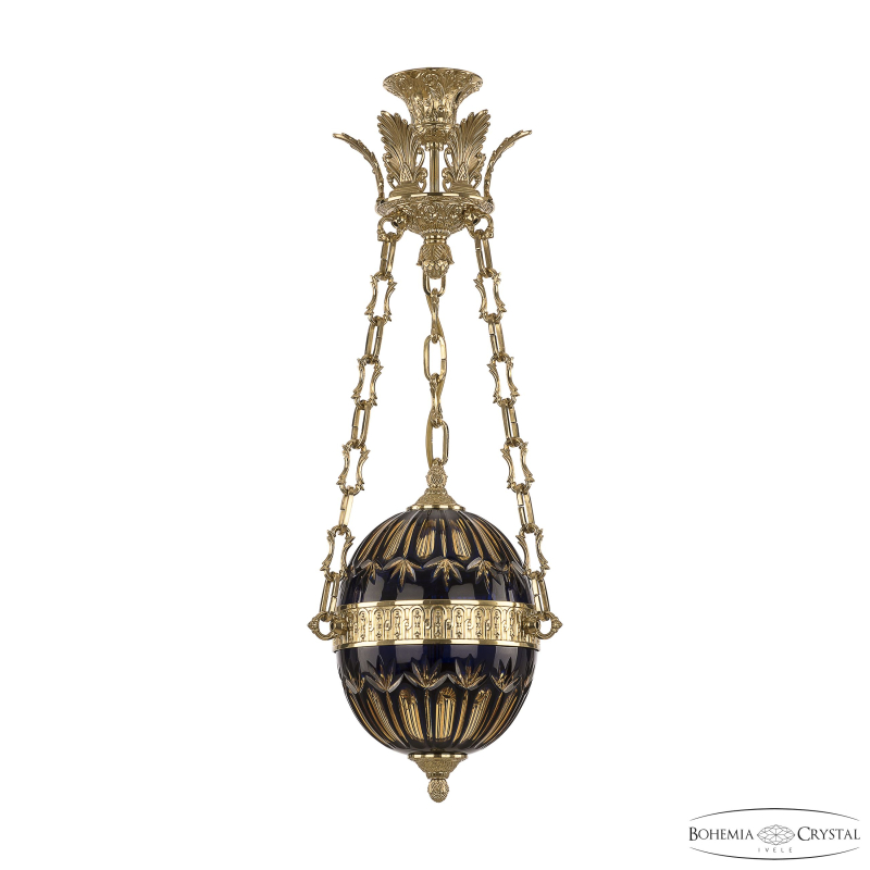 Подвесной светильник Bohemia Ivele Crystal 71000P/20 G Amber-Blue/H-1I Y8 в Санкт-Петербурге