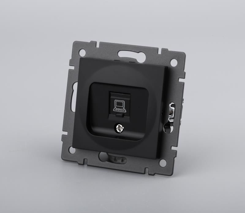 Механизм компьютерной розетки Arlight SCT-MPC1-PL-BK-V (RJ-45, CAT6) 049847 в Санкт-Петербурге