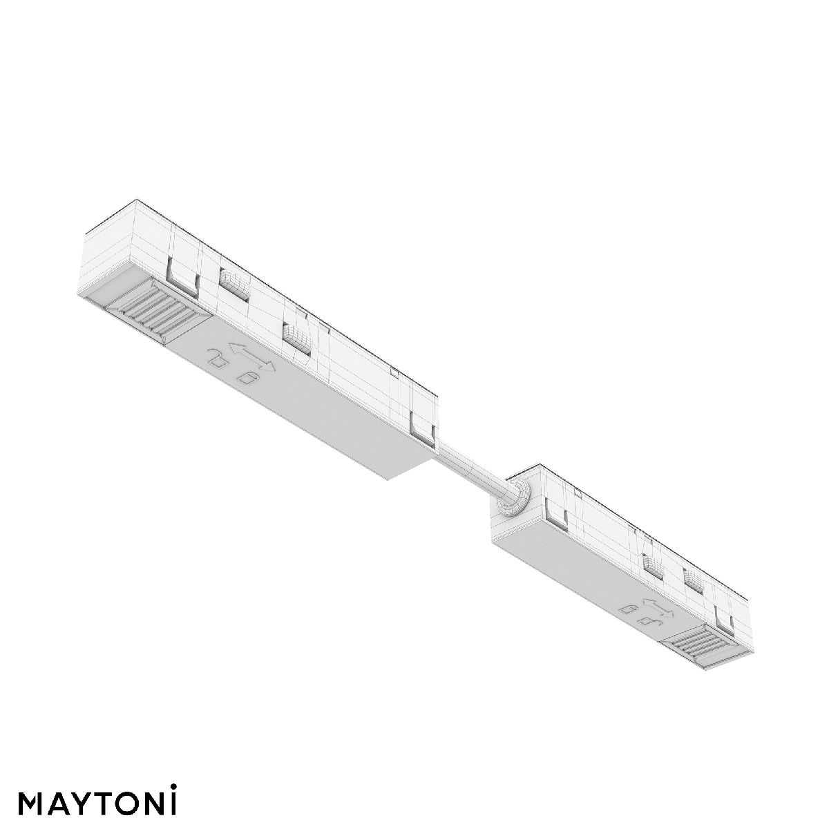 Коннектор питания прямой гибкий Maytoni Exility TRA034CPC-42W-5 в Санкт-Петербурге