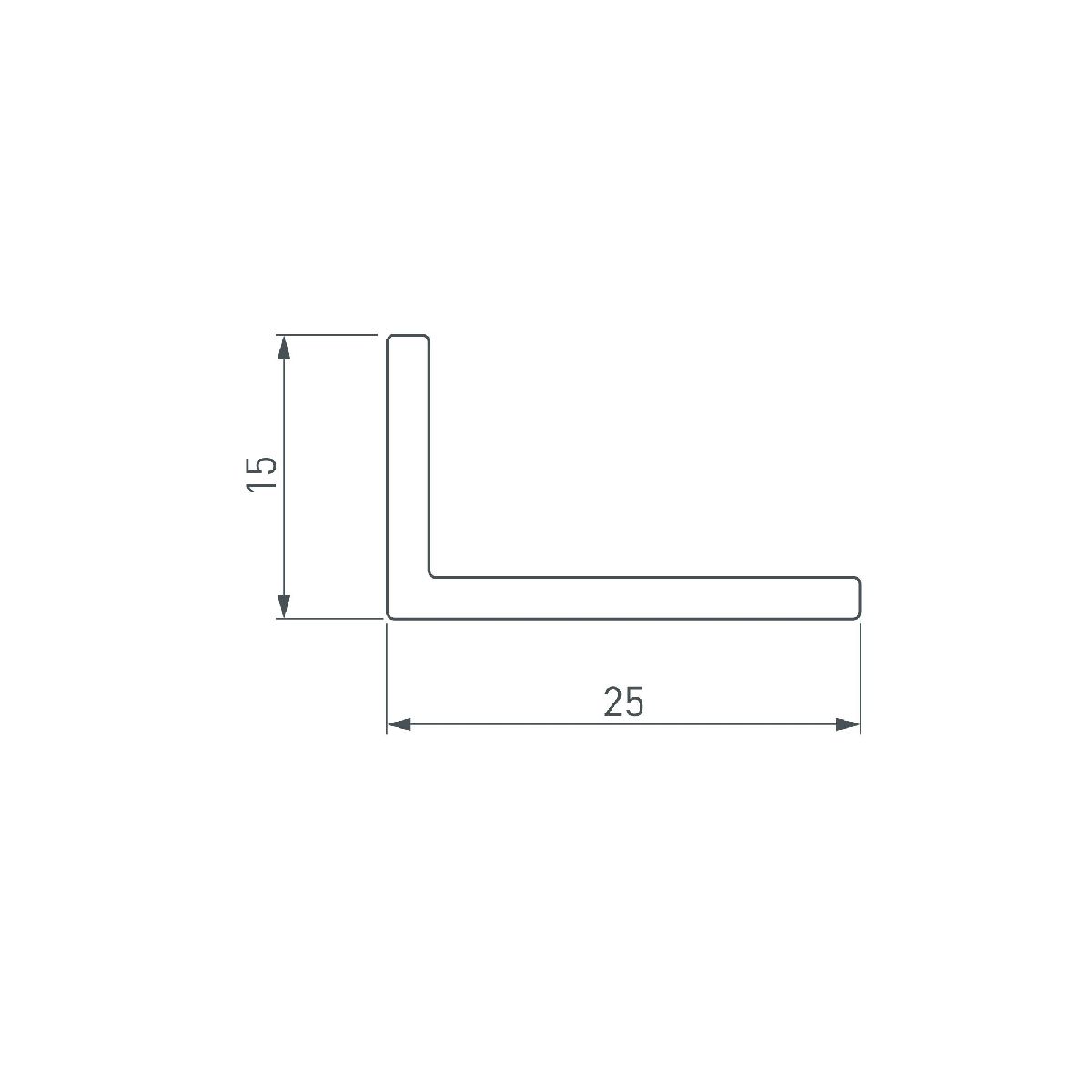 Уголок Arlight ARH-W25х15х2-2000 ANOD 053358 в Санкт-Петербурге