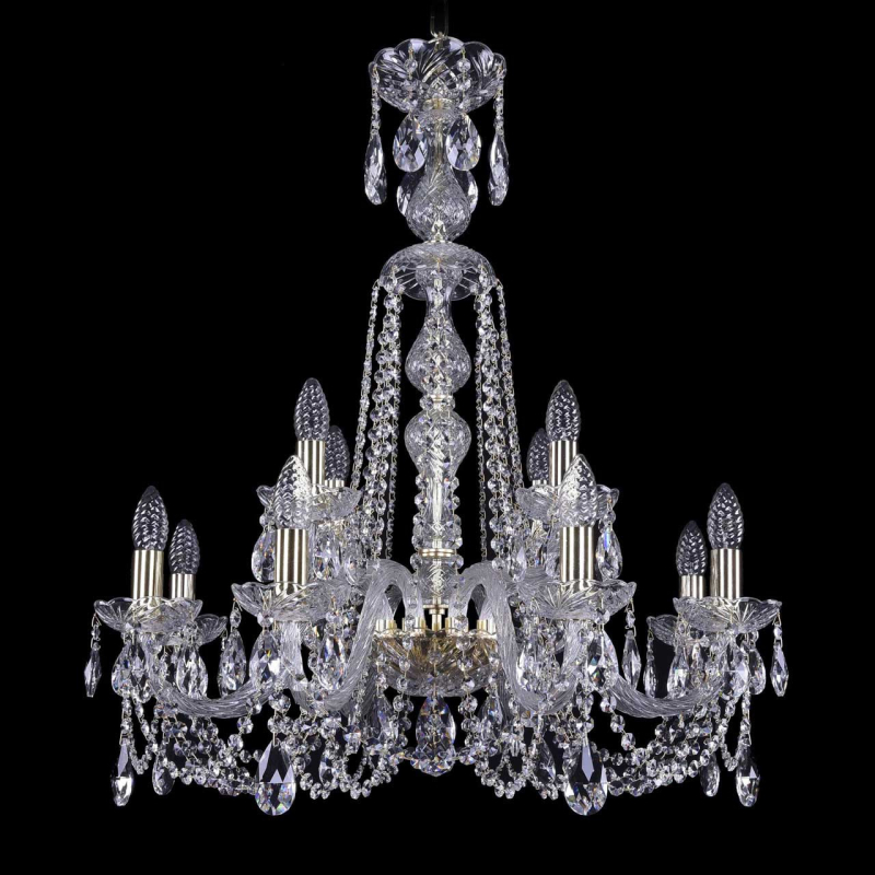Подвесная люстра Bohemia Ivele 1402/8+4/240/XL-77/G в Санкт-Петербурге