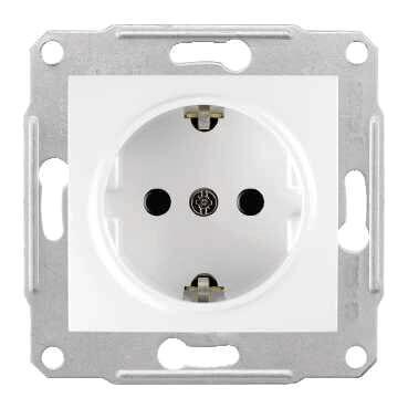 Розетка Schneider Electric Sedna с/з без шторок 16A 250V SDN3000521 в Санкт-Петербурге