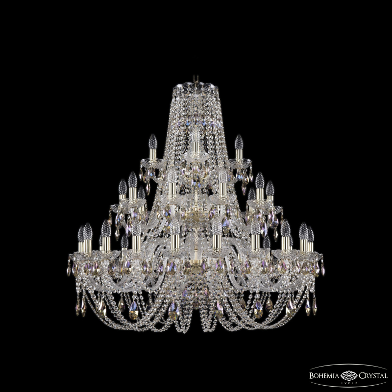 Подвесная люстра Bohemia Ivele Crystal 1406/20+10+5/360/3d G K801 в Санкт-Петербурге
