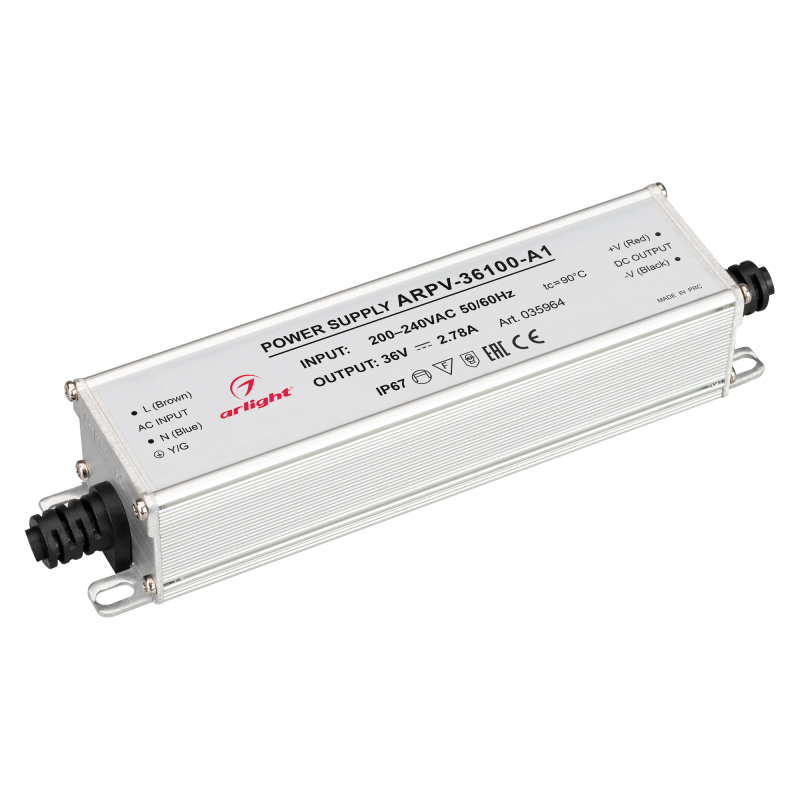 Блок питания Arlight ARPV-36100-A1 (36V, 2.78A, 100W) 035964 в Санкт-Петербурге