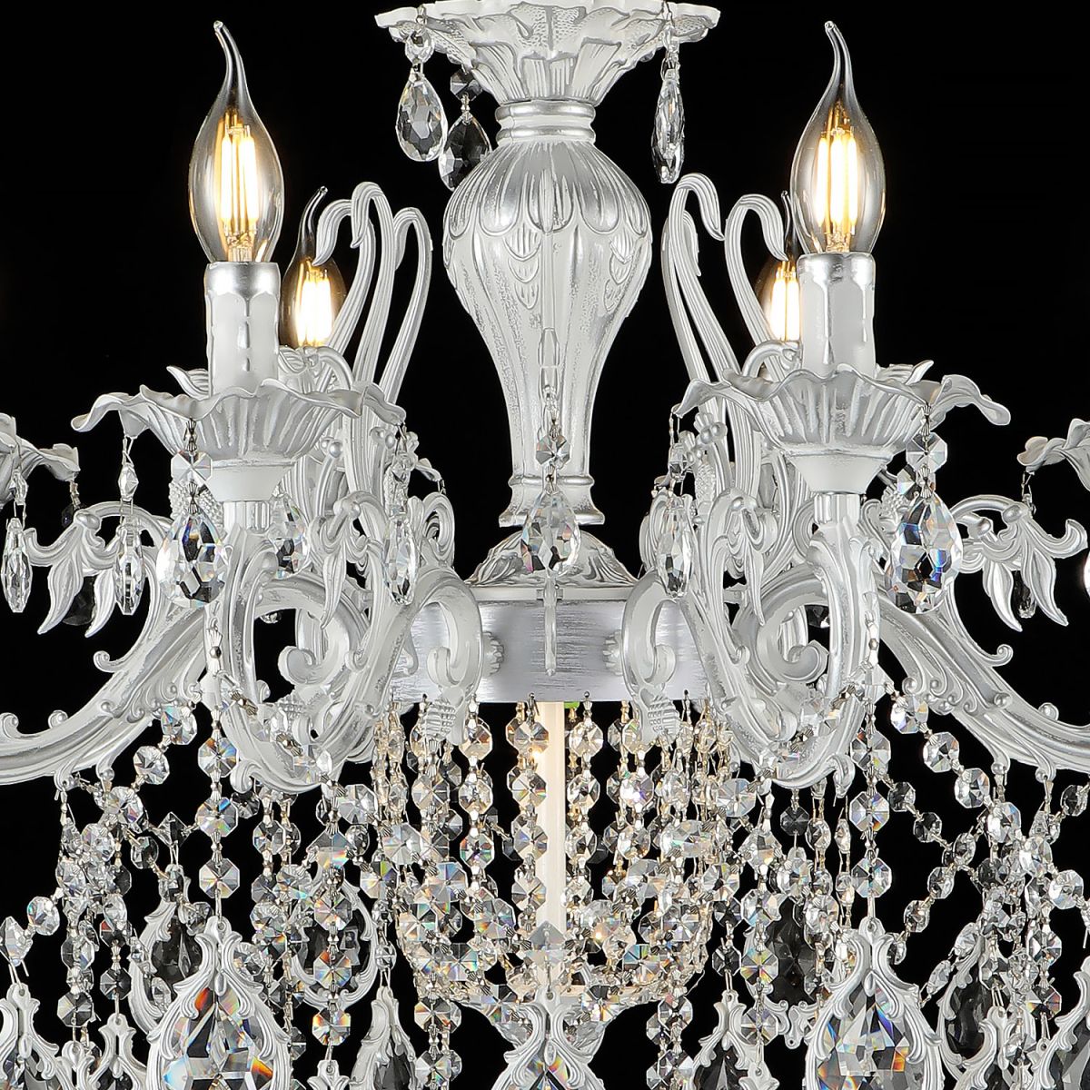 Подвесная люстра Reluce 23100-0.3-08 WH+SL в Санкт-Петербурге