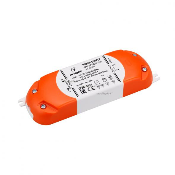 Блок питания Arlight ARJ-SP36500-DIM (18W, 500mA, PFC, Triac) 025074 в Санкт-Петербурге