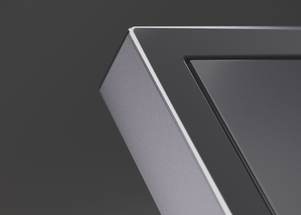 Клавиши для выключателя/переключателя двухклавишного S70 Metal (антрацит) Voltum VLSM000312 в Санкт-Петербурге