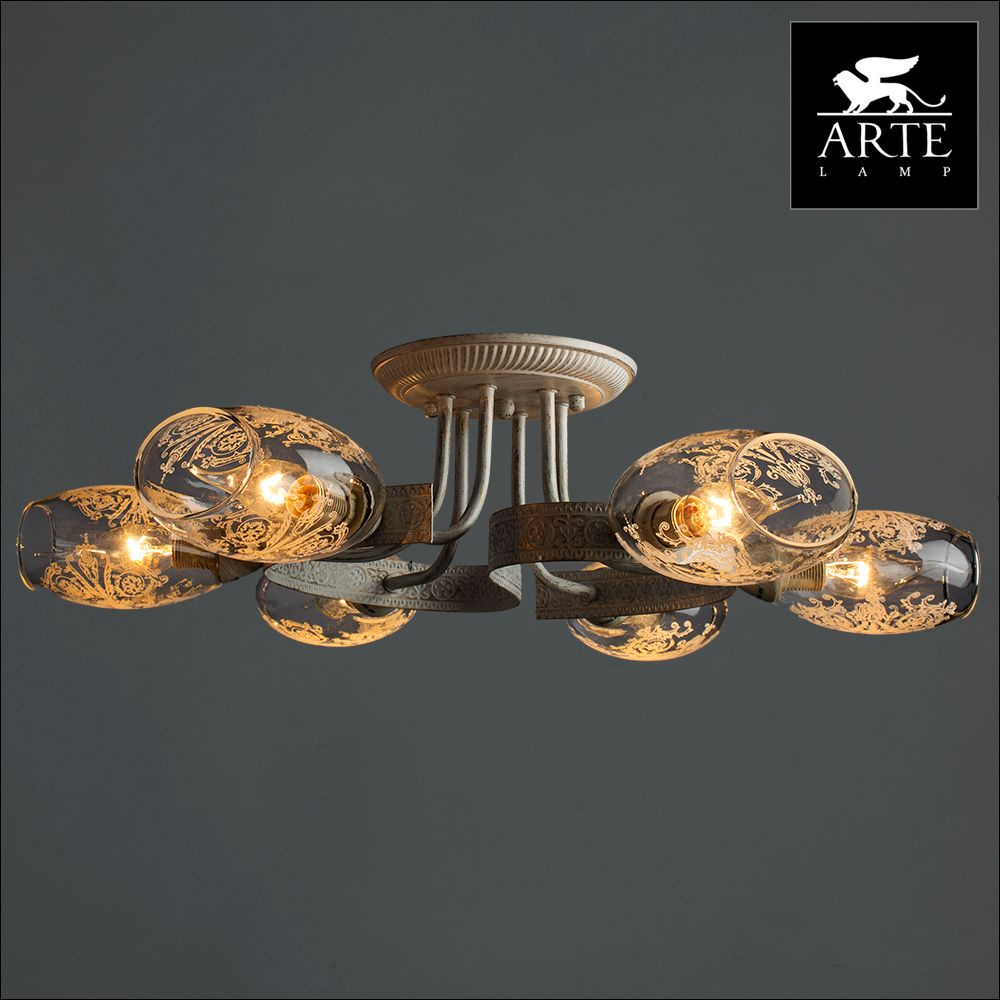 Потолочная люстра Arte Lamp Bettina A1296PL-6WG в Санкт-Петербурге