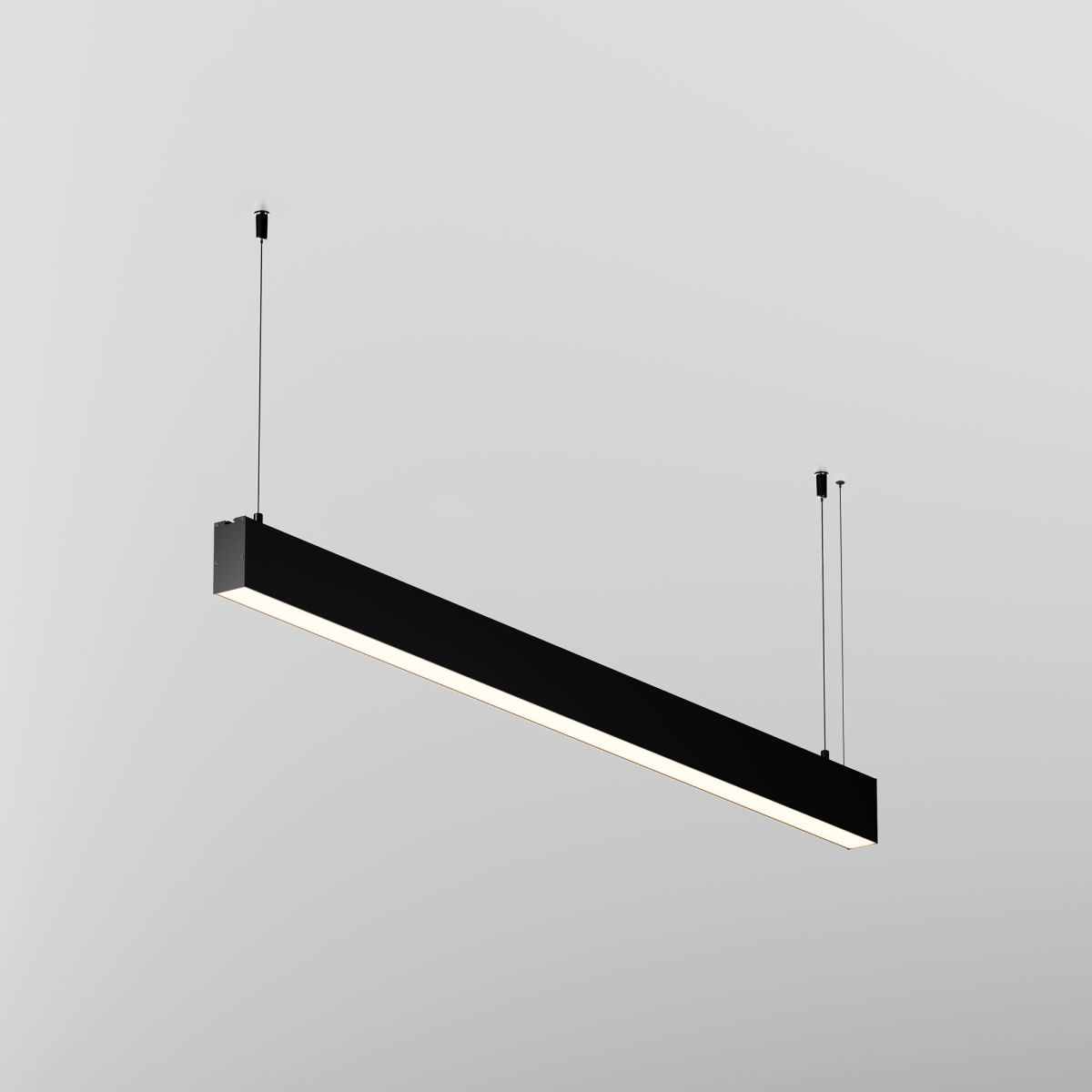 Линейный подвесной светильник Maytoni Technical 3000K 35x67 (Черный, 1 м) LL312043 в Санкт-Петербурге