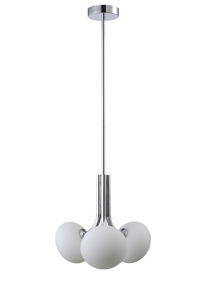 Подвесной светильник Crystal Lux ALICIA SP3 CHROME/WHITE в Санкт-Петербурге