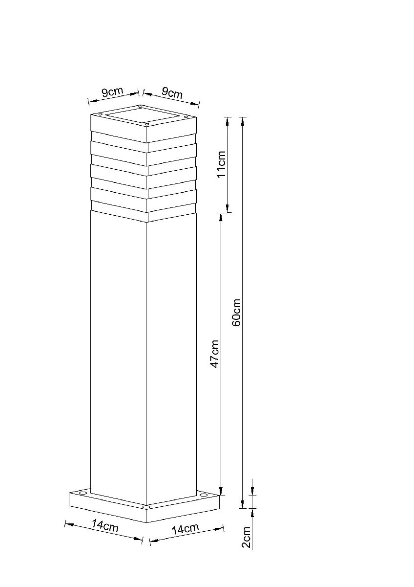 Ландшафтный светильник Arte Lamp Heather A4416PA-1BK в Санкт-Петербурге