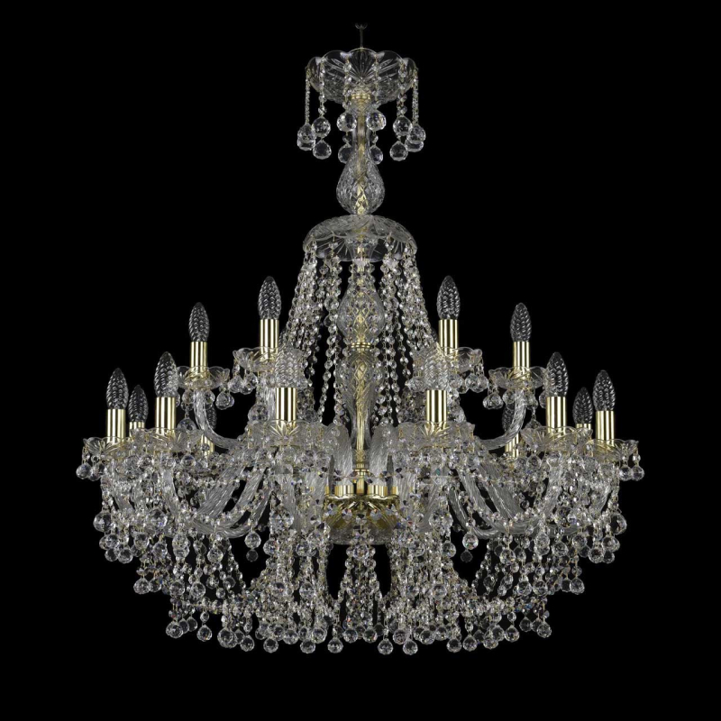 Подвесная люстра Bohemia Ivele 1409/12+6/300/XL-95/G в Санкт-Петербурге