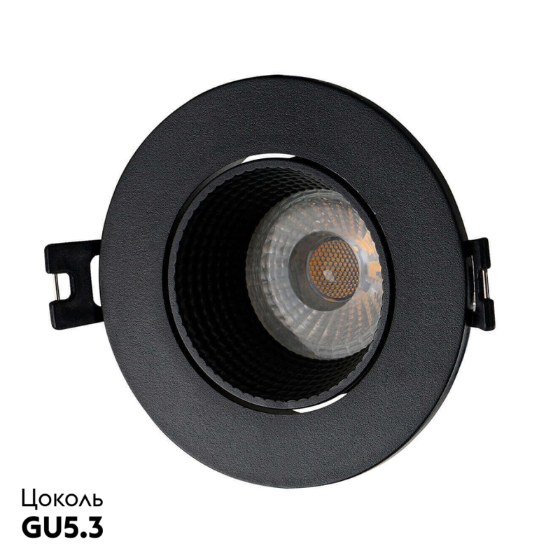 Встраиваемый светильник Denkirs DK3061-BK в #REGION_NAME_DECLINE_PP#