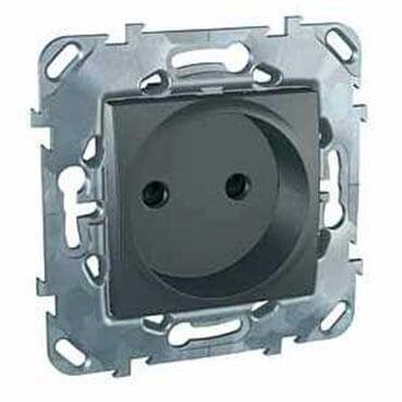Розетка Schneider Electric Unica б/з со шторками 16A 250V MGU5.033.12ZD в Санкт-Петербурге