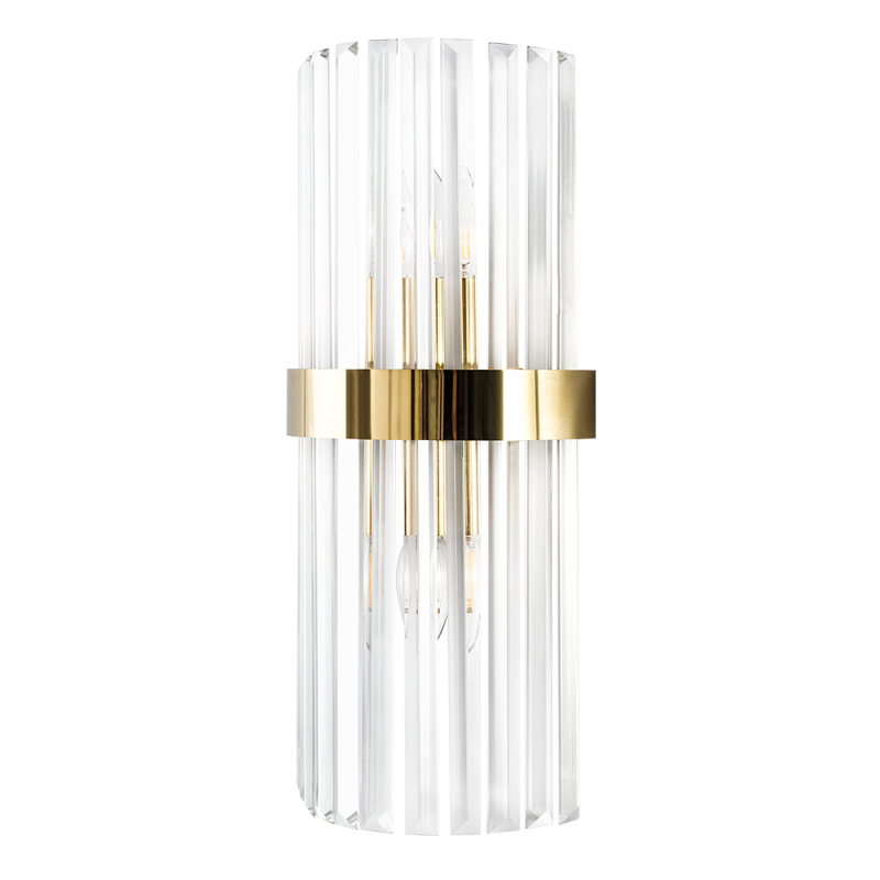 Настенный светильник Crystal Lux SORPRESA AP2 BRASS/TRANSPARENTE в Санкт-Петербурге